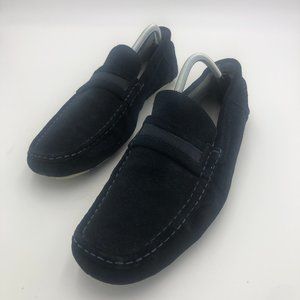 Navy Calvin Klein Suede Driving Moccasins, Men's Size 10.5/EUR 43.5